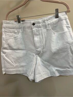 Rebecca Minkoff Women’s White High Rise Zip Closure Short SZ 12 NWT